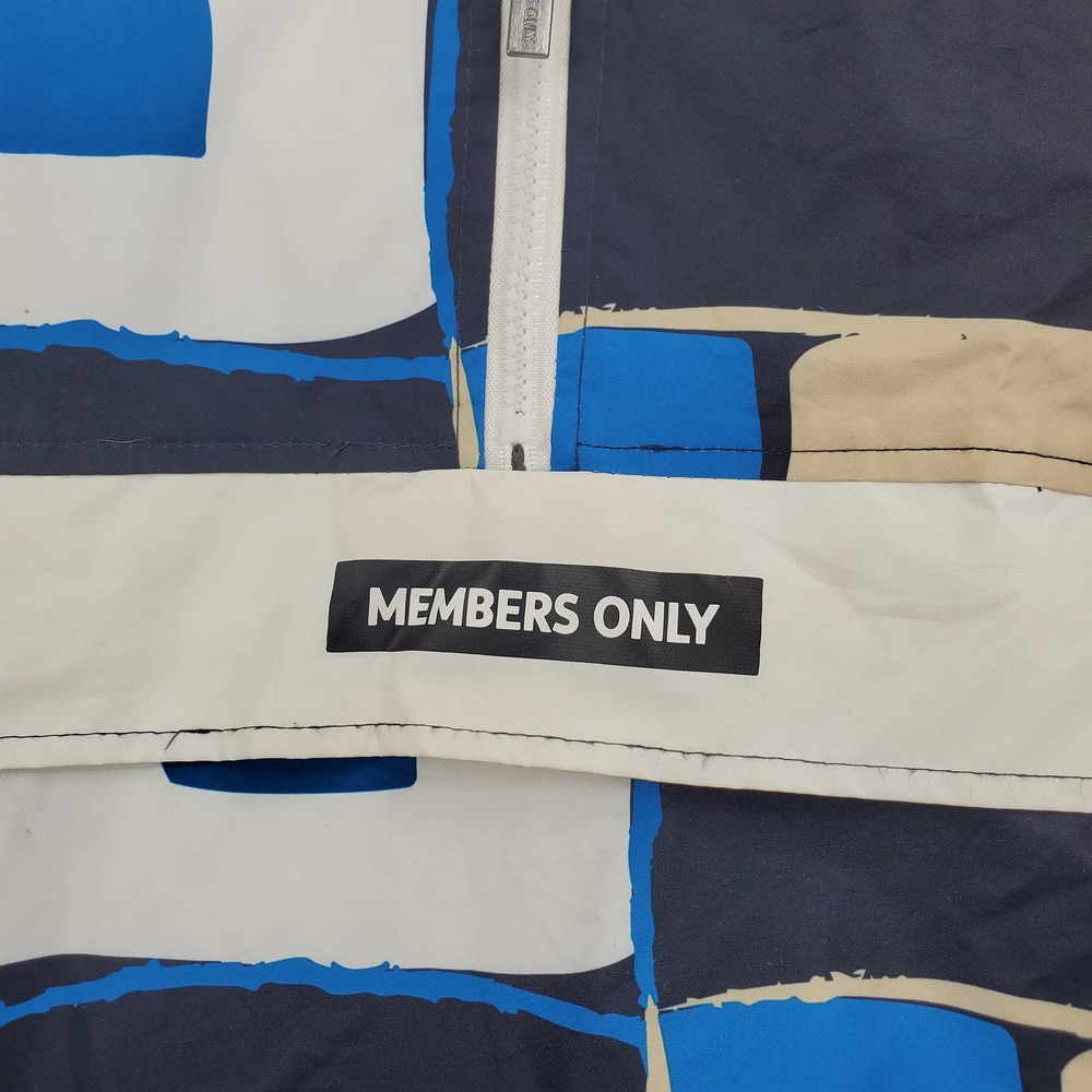 Members Only Flag Print Pullover Jacket - image 8